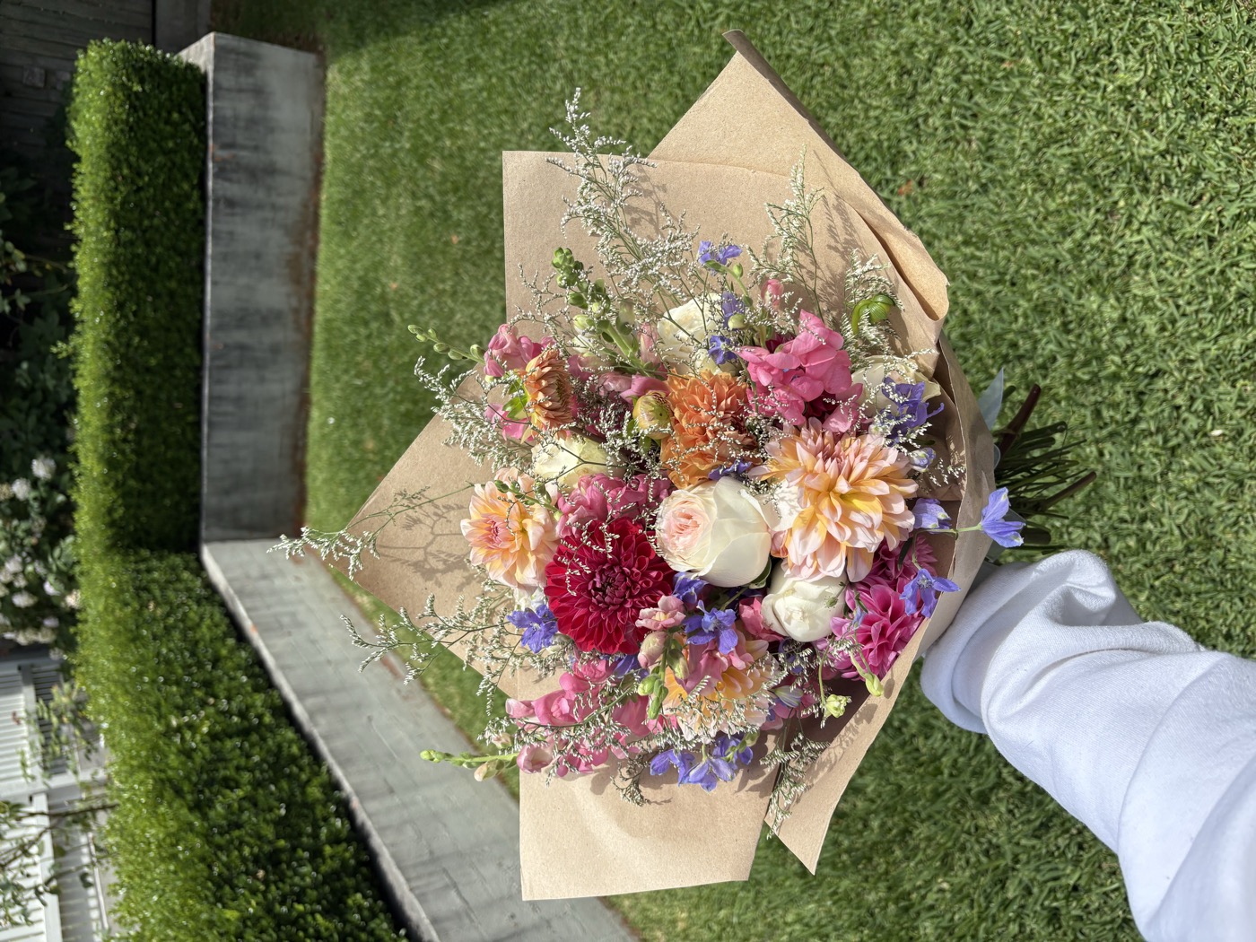Floral arrangement by The Lily of Eden